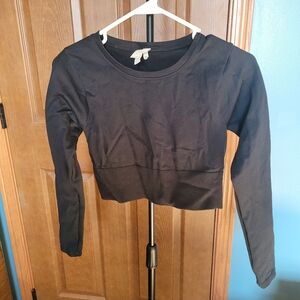 Aerie Long Sleeve Crop Top